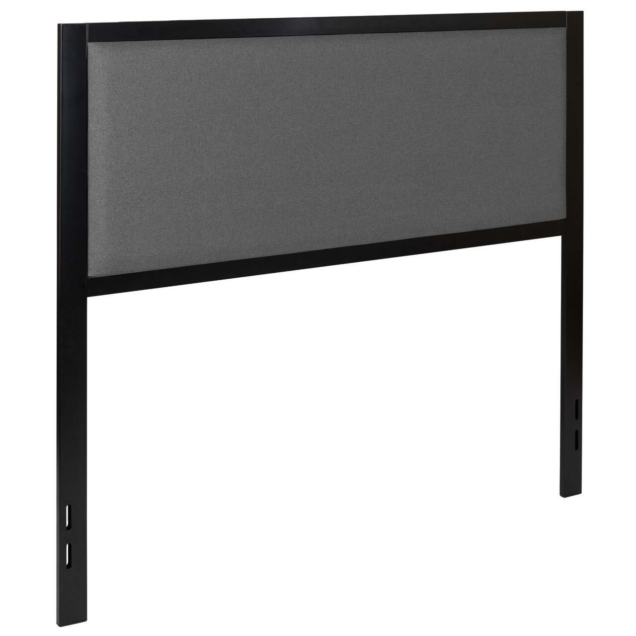 Flash Furniture 54.5&#x22; Slate Gray Rectangular Panel Upholstered Full Size Headboard